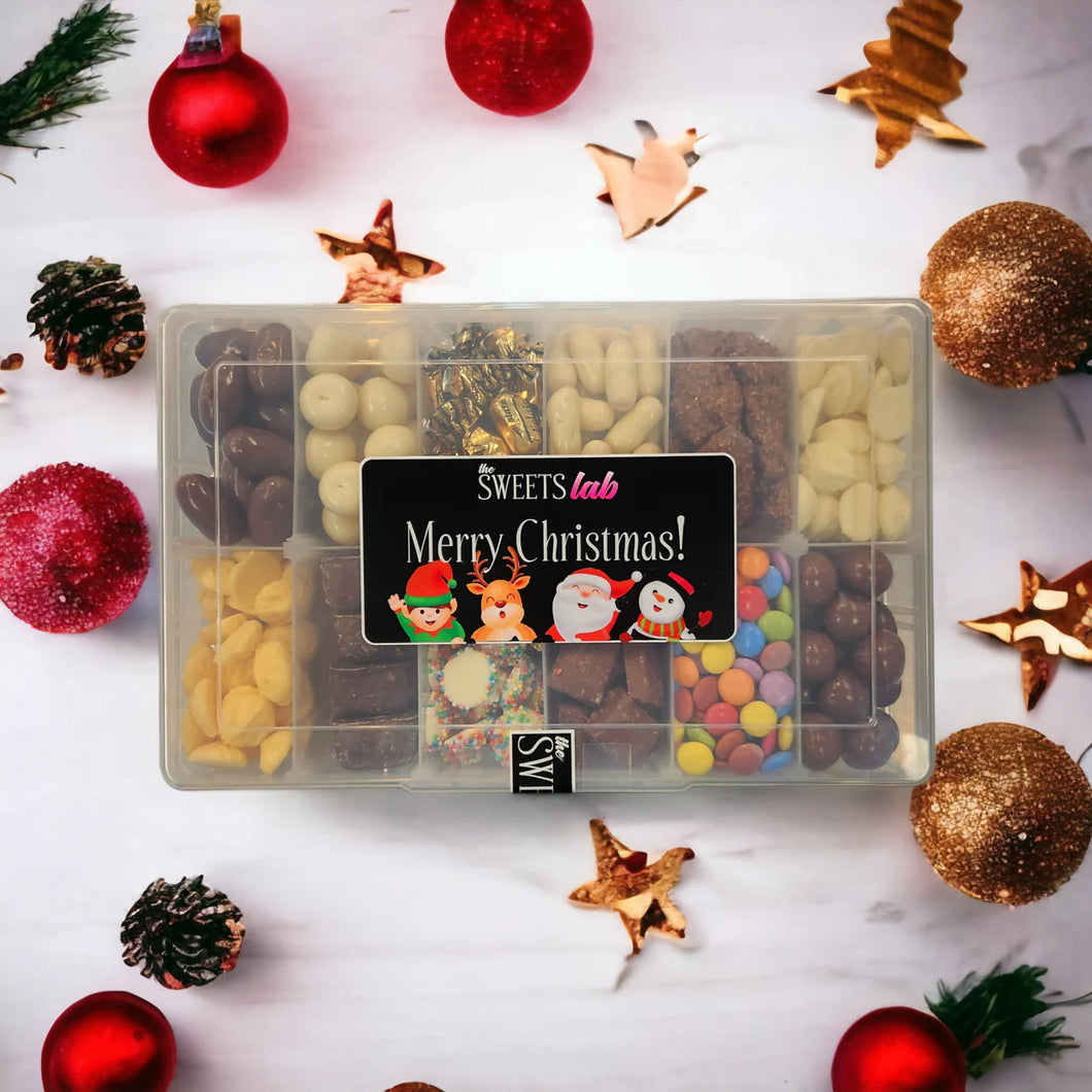 Christmas White Choc Snackle Box - Approx 2kg